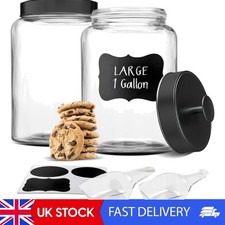 Extra Large Glass Jar Set with