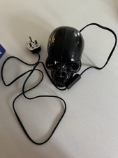 Halloween Strobe Effect Flashing Black Skull. Mains Operated With Inline Switch.