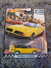 Hot Wheels Premium Boulevard 70 PLYMOUTH SUPERBIRD Car Culture Real Riders