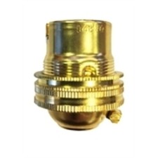  Brass unswitched Lamp holder