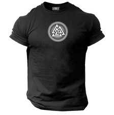Valknut Shield T Shirt Gym