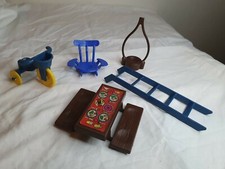 Vintage 1970s Airfix Weebles Accessories for Our Gang Tree House