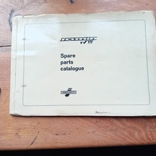 Original vintage lambretta TV 175 spare parts catalogue good condition series 1