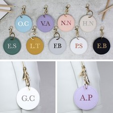 Personalised Round PU Leather
