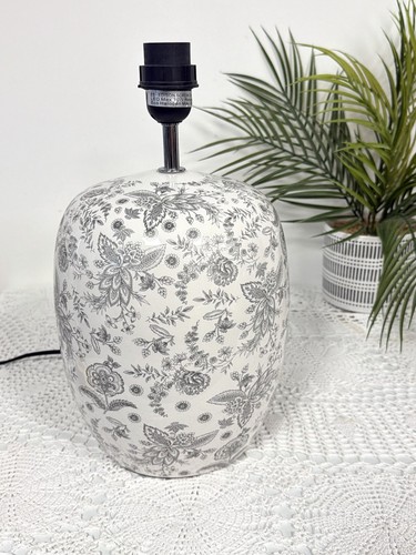 Vintage large grey floral - vintage,