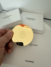 2025 UK Golden Beaute Round Folding Travel Mirror VIP Gift NEW