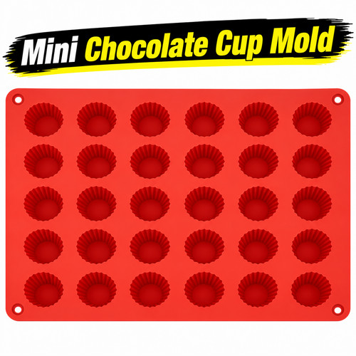 Mini silicone chocolate mould - silicone,