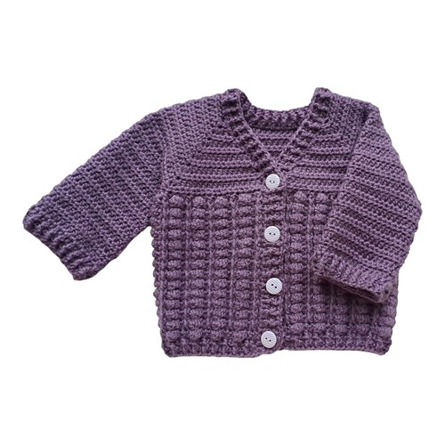Baby aran weight cardigan - baby's,