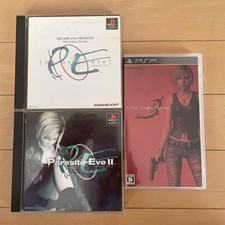 PS1  Parasite Eve 1 2  PSP The 3rd Birthday set of 3 Japan import Tested