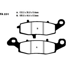 EBC brake pad sinter HH