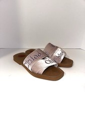 Chloe woody velvet slide - woody,