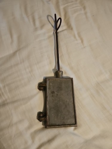 Antique cast iron rectangle - cast,