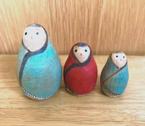 Japanese kokeshi dolls