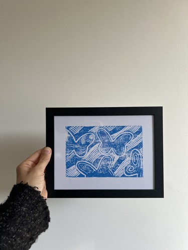 Framed butterfly pattern