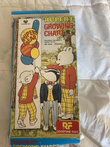Rupert bear growing - growing, new