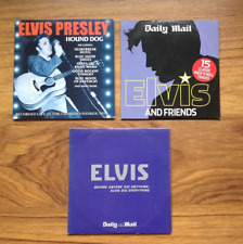 ELVIS PRESLEY  -3 x DAILY MAIL PROMO MUSIC CDS. Free UK Postage