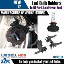 2x H7 LED Bulb Headlight Clip
