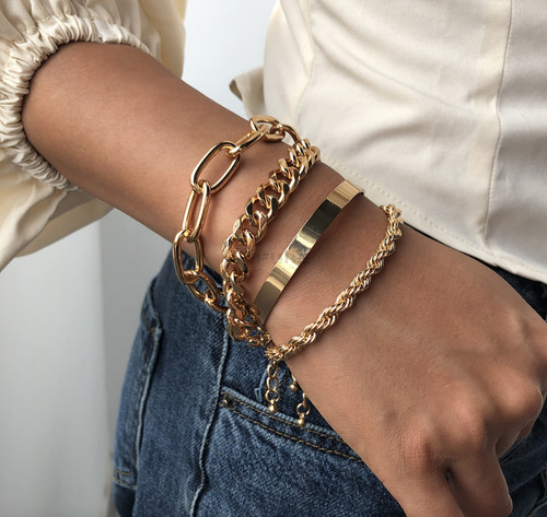 Women bracelet set thick - women,