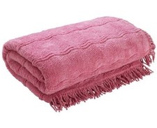 Candlewick Bedspread Luxury Traditional Bed Throw Single,Double,King