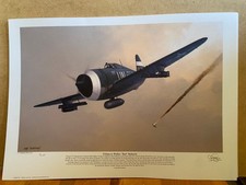 NO 1 ARTIST PROOF fighter ace Bud Mahurin AVIATION art print  P-47 Thunderbolt