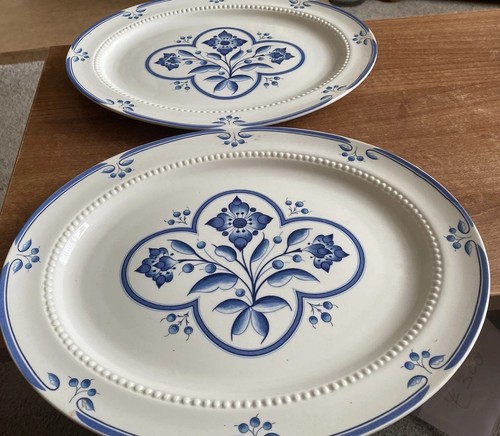 Vinetage oval dinner plates - 2,