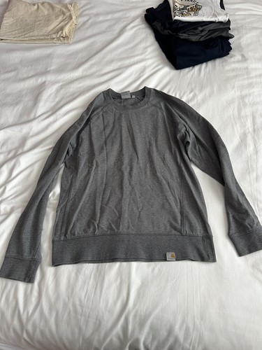 Carhartt grey sweatshirt - sweatshirt, small