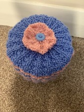Hand Knitted Toilet Roll Cover