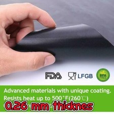 Large BBQ Grill Mat Non-Stick Oven Liner Teflon Sheet Cooking Baking Reusable