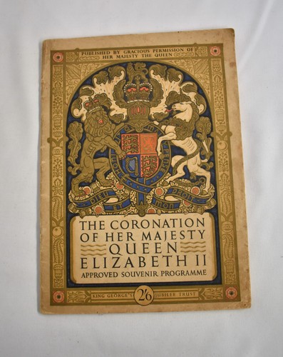 Vintage 1953 queen elizabeth - vintage,