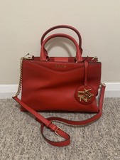 Genuine leather Red DKNY