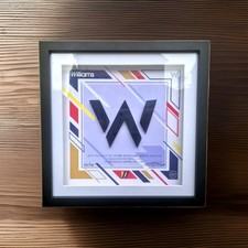 Genuine F1 carbon fibre Williams FW35 sidepod Team Logo Frame Wall Art. Eras Edt