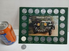 Shell....CARS COIN COLLECTION.... COMPLETE SET 20 OF COINS  