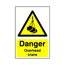 Danger Overhead Crane