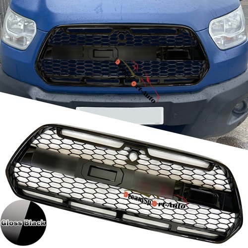 Front bumper gloss black grill - gloss,