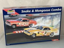 Revell/Monogram 1/24 Snake & Mongoose Funny Car twin model kit.