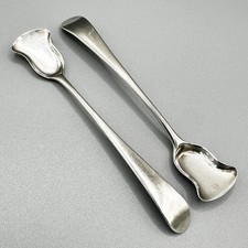 PAIR GEORGE III SHOVEL SALT