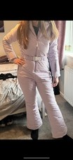South Beach Ski snow suit with faux fur trim in lilac