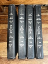 4x VHS Video Tape Cases