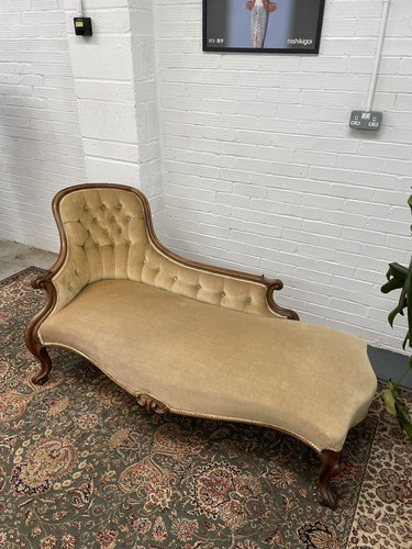 Victorian chaise longue - longue, |