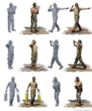 Unpainted1 modern fighter - unpainted1/48,