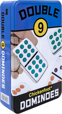 Double 9 Dominoes Game Set in