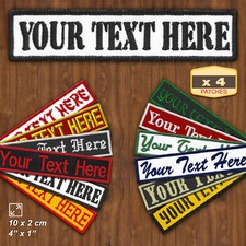 x4 Custom Motorcycle Patches