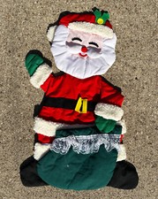 Vtg 90s Santa Christmas Card