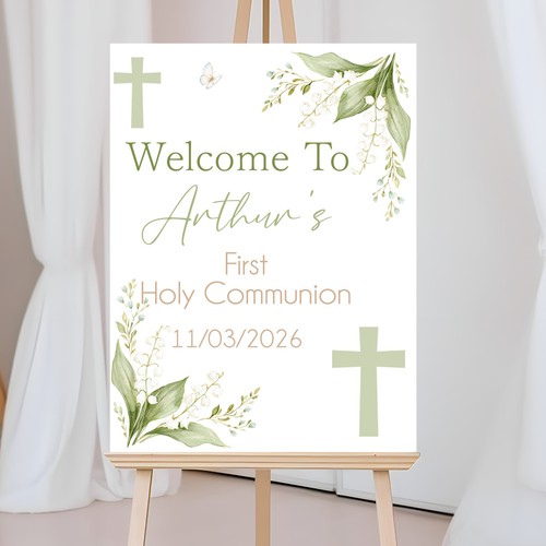 First holy communion - communion, welcome