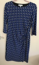 DEBENHAMS Royal Blue Black and