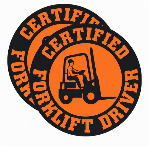 Pair certified forklift driver - pair,