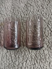 Coca Cola McDonald's Glasses X2