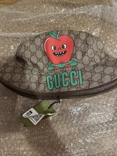 Gucci Apple Supreme Fedora Hat 'Beige Ebony' Small