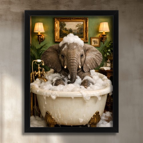 Animal bathroom decor funny - bathroom,