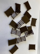 JOB LOT OF OO HO GAUGE WATTLE FENCE SECTIONS FOR TRAIN LAYOUTS